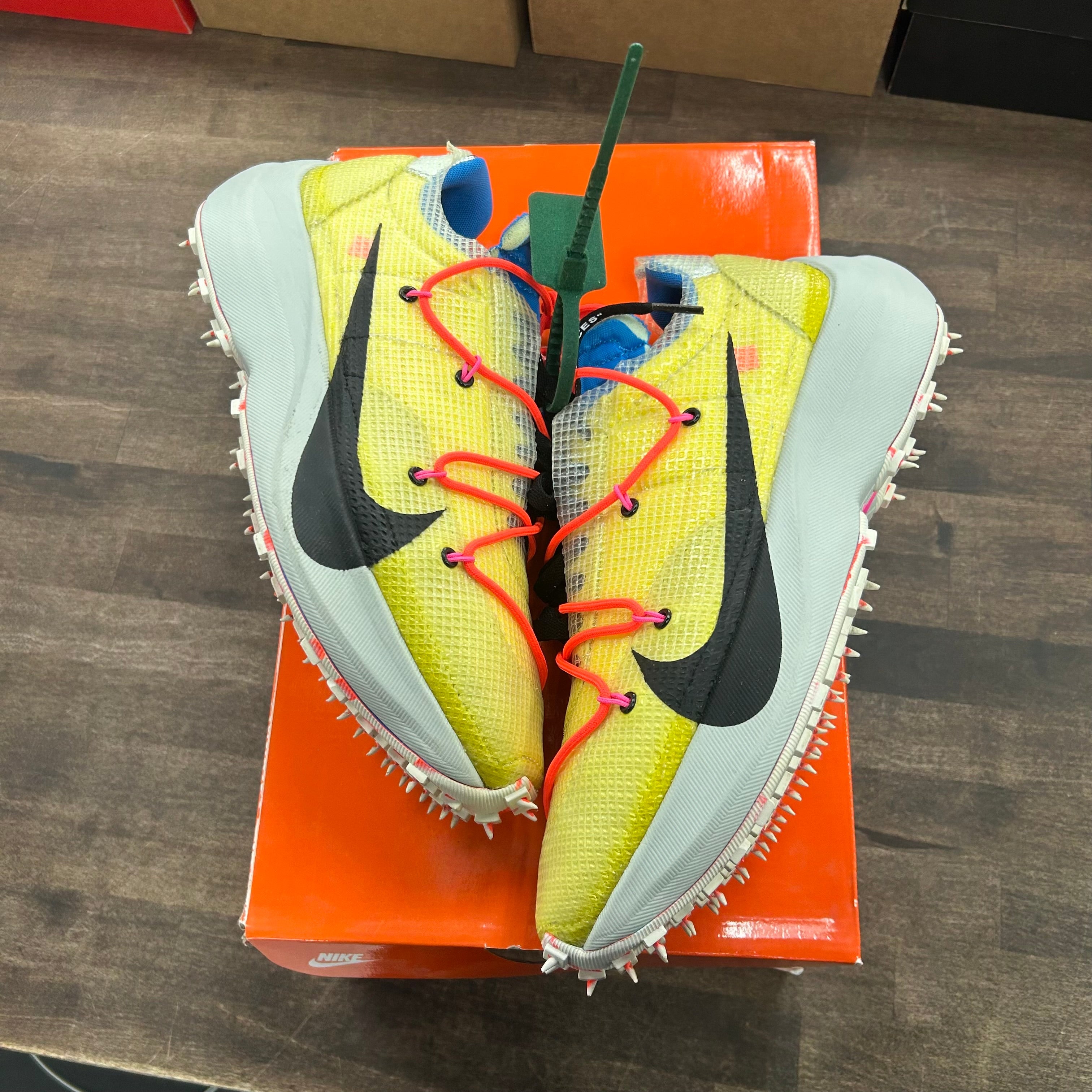 Nike Vapor Street Off-White Tour Yellow (US 12.5W) (USED) Size 12.5W (Pre-Owned) - Image 1