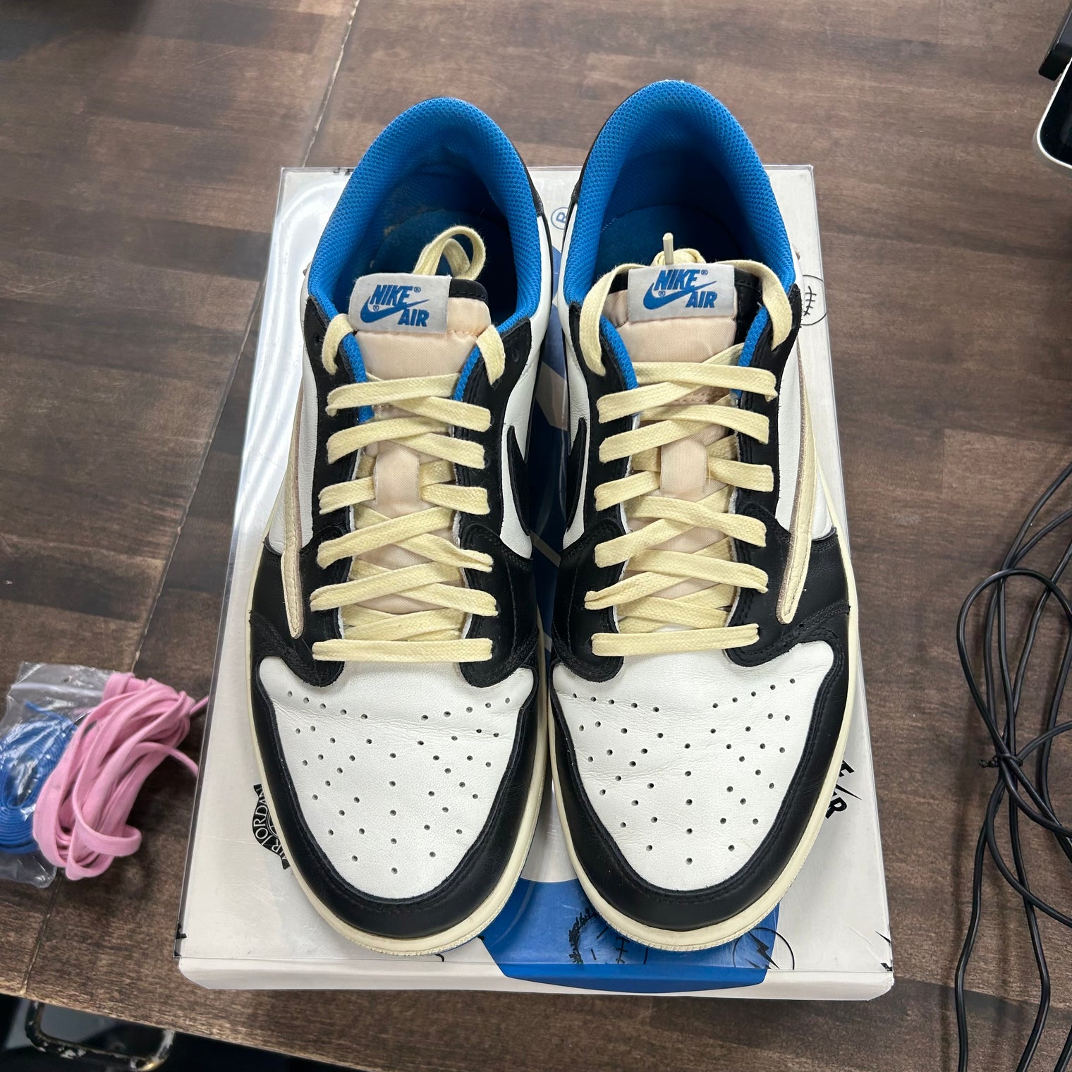 Fragment Travis Scott Jordan 1 Low OG SP (USED)