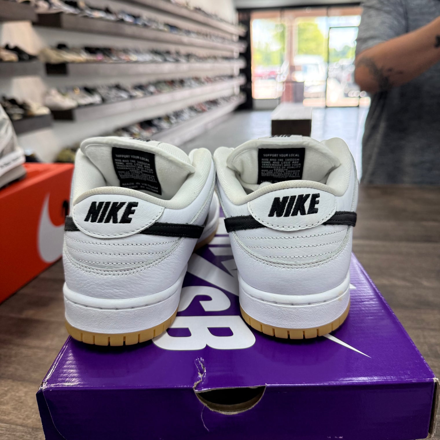 White Gum SB Dunk Low (USED)
