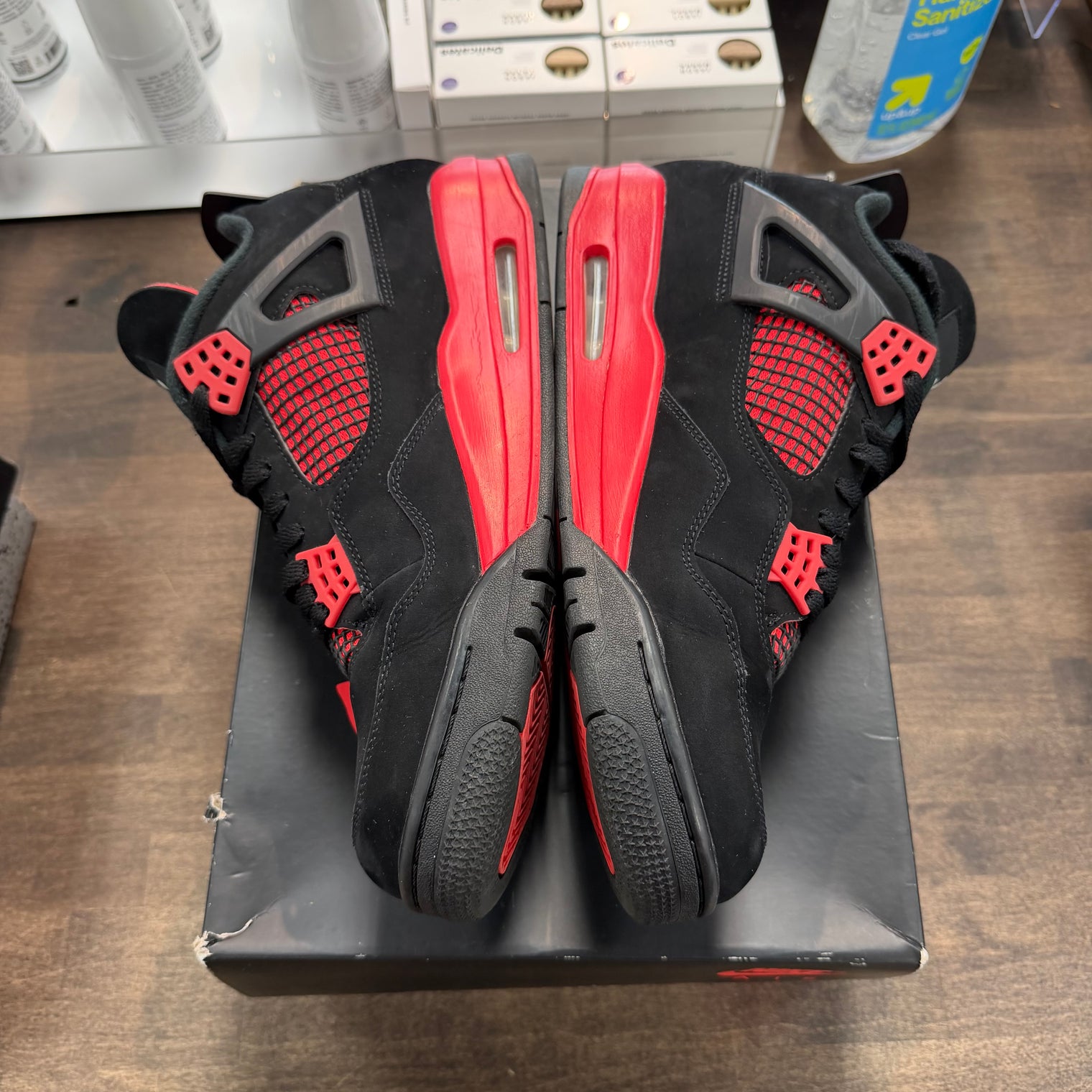 Red Thunder Jordan 4 Retro (USED, Replacement Box)