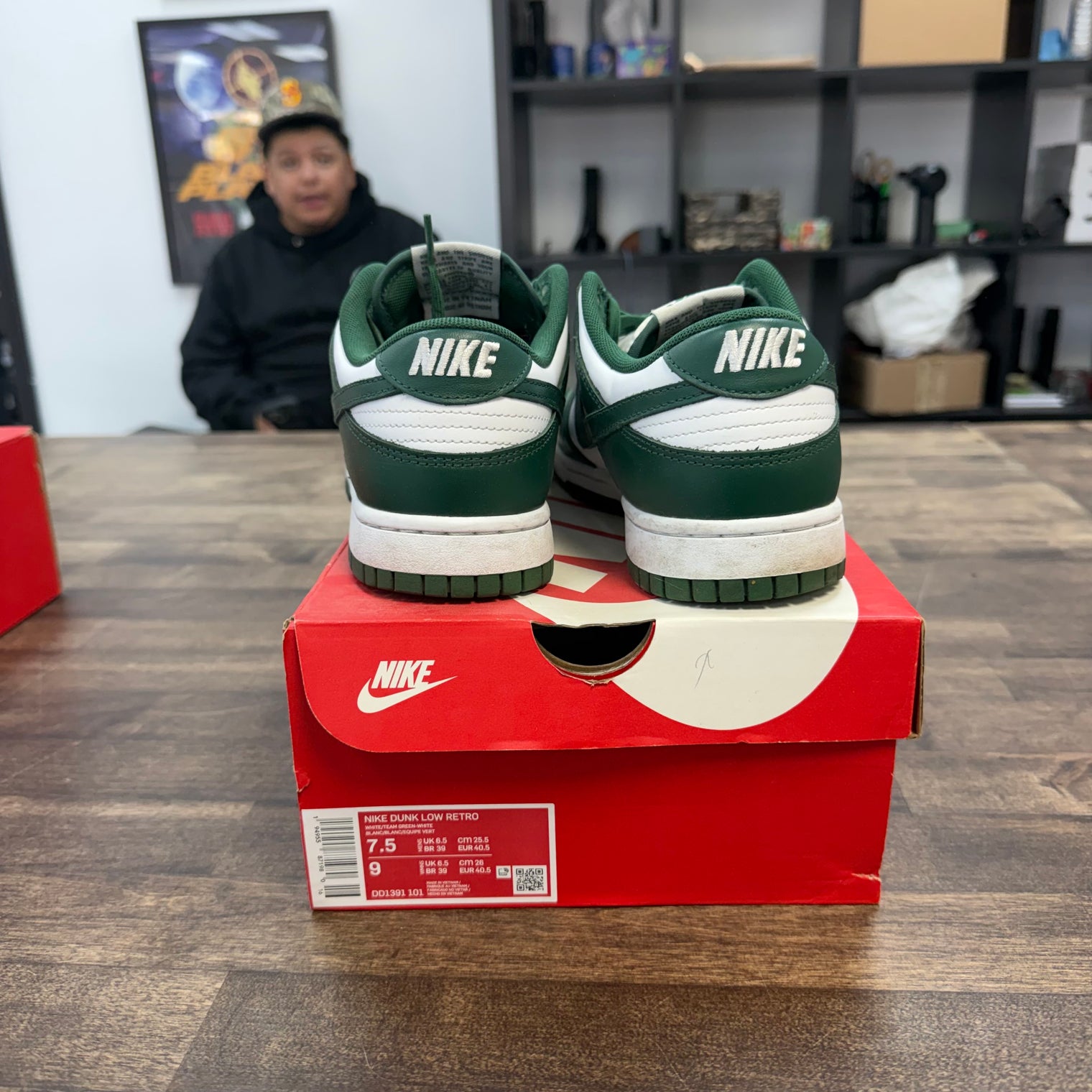 Michigan State Nike Dunk Low (USED)