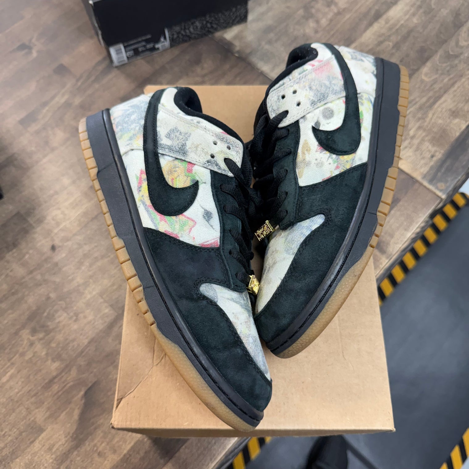 Supreme Rammellzee SB Dunk Low (USED, No Box)