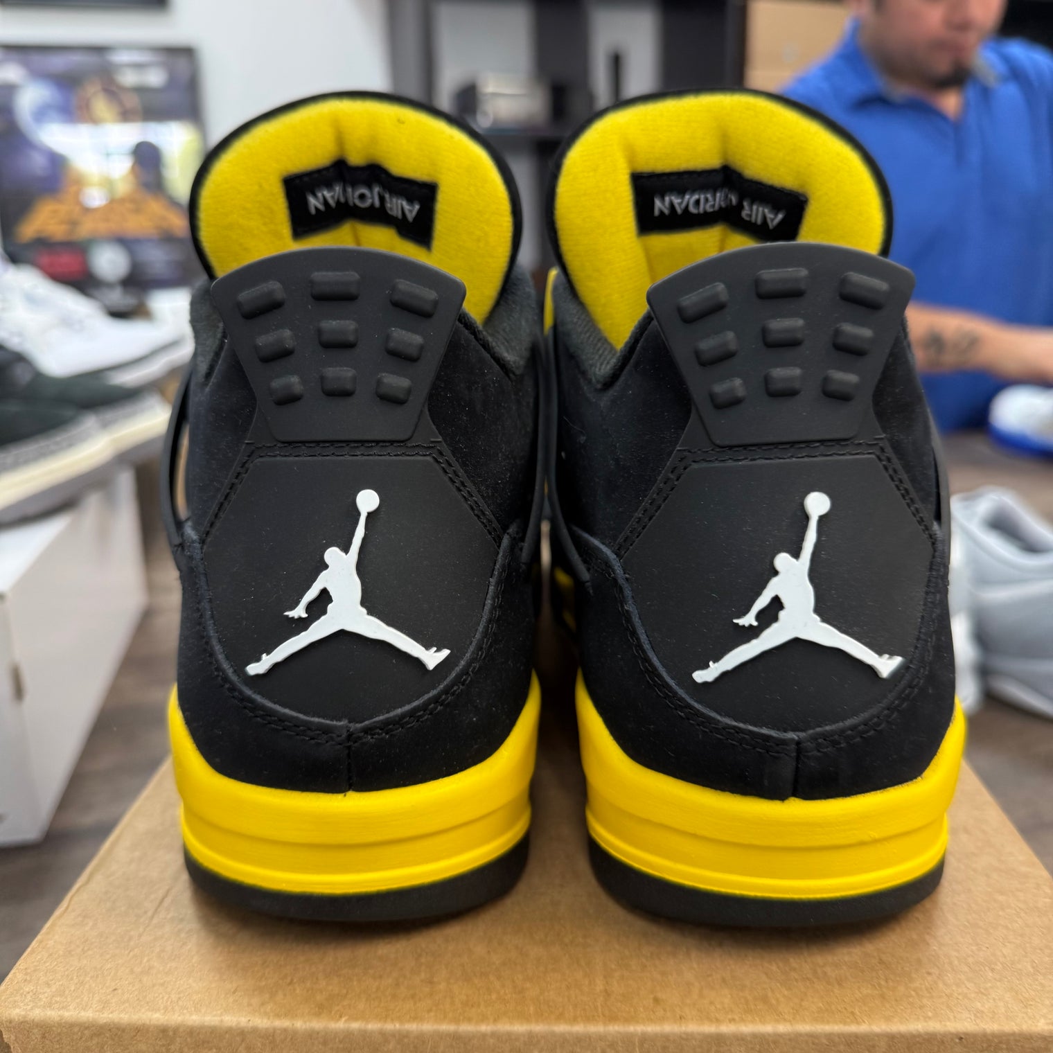 Yellow Thunder Jordan 4 Retro (USED, No Box)