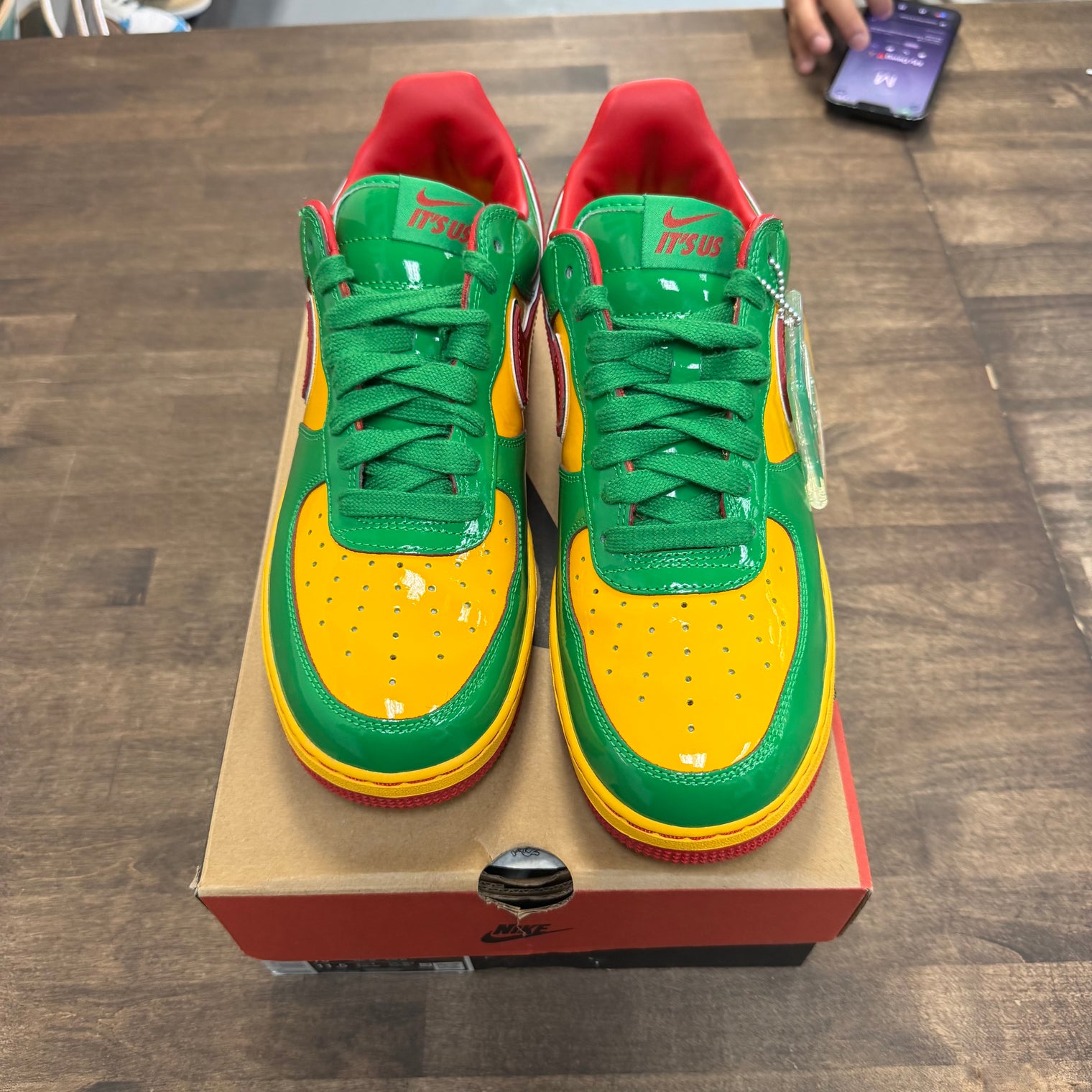 Lil Yachty Concrete Boys Lucky Green Air Force 1 Low (USED)