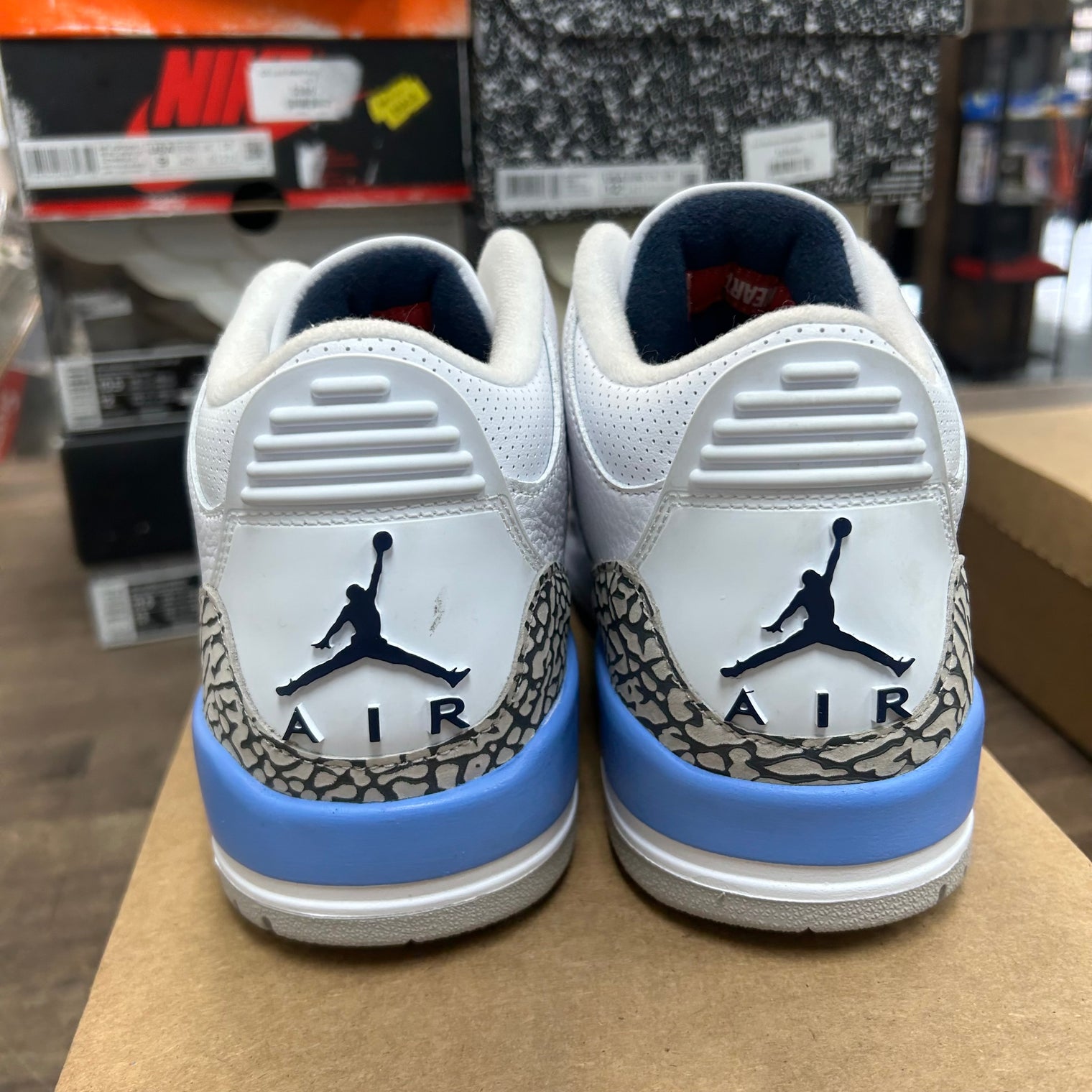 Jordan 3 Retro UNC (2020) (US 10) (Lightly Worn, No Box)