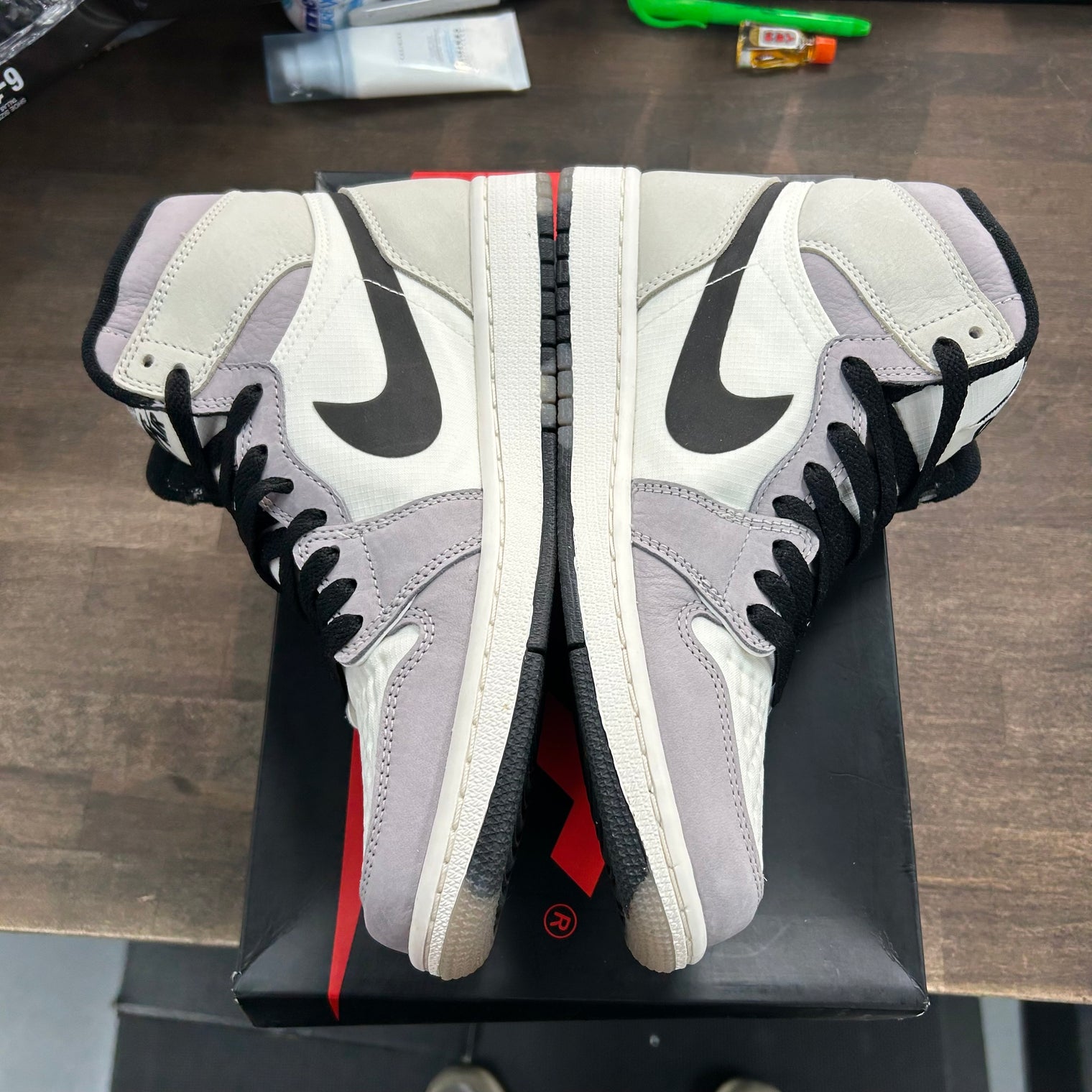 Gore-Tex Light Bone Jordan 1 High (USED, Replacement Box)