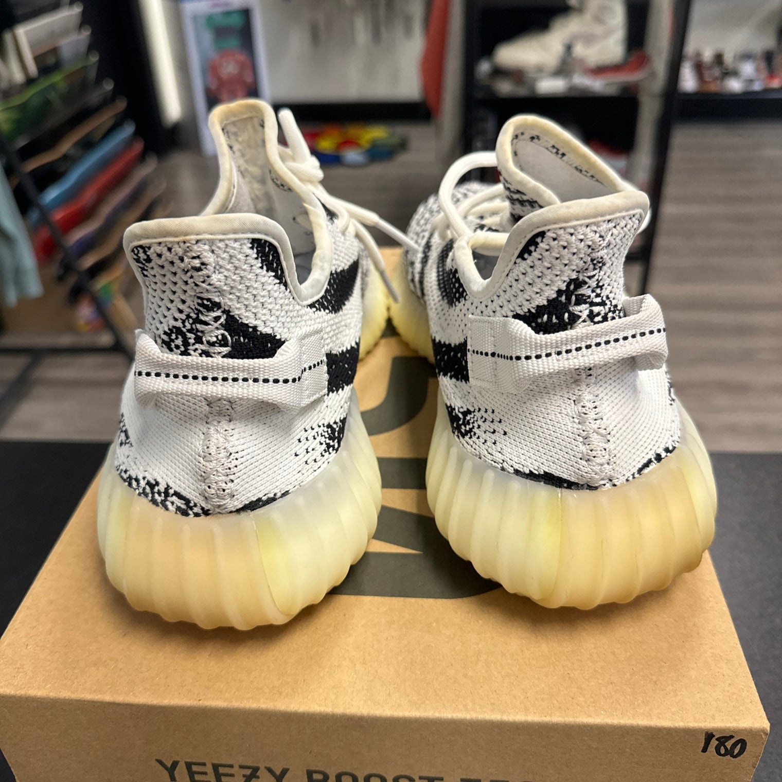 Yeezy 350 Zebra (USED: Replacement box)