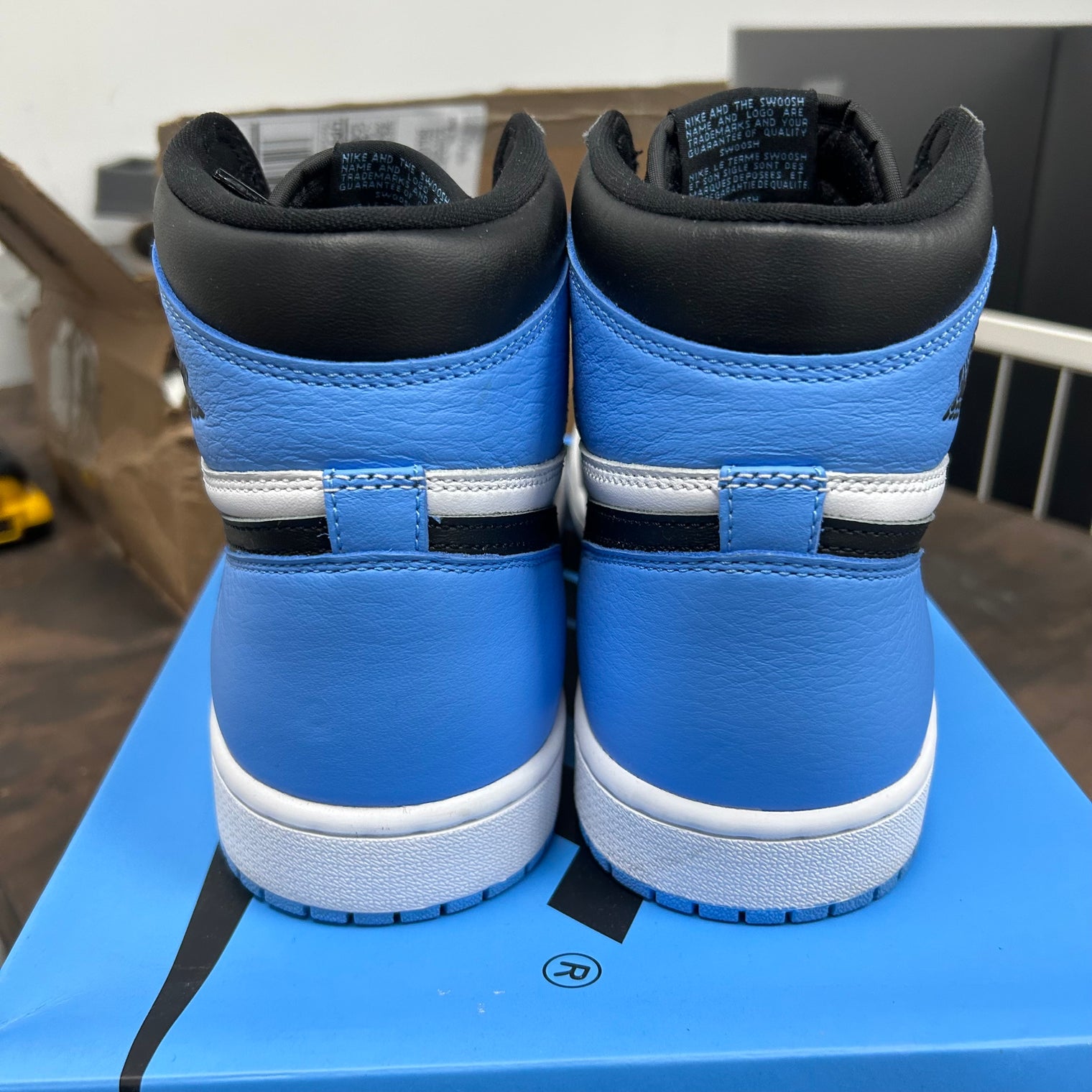 UNC Toe Jordan 1 High (USED)