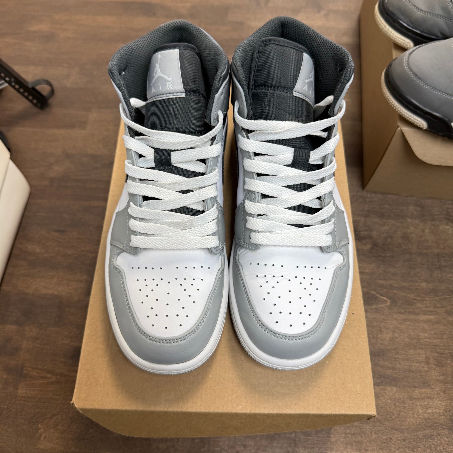 Air Jordan 1 Mid Smoke Grey (Used, No Box)