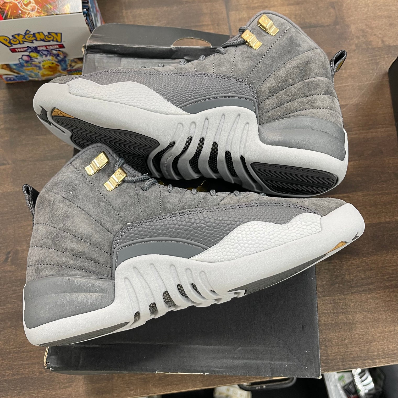 (GS) Dark Grey Jordan 12
