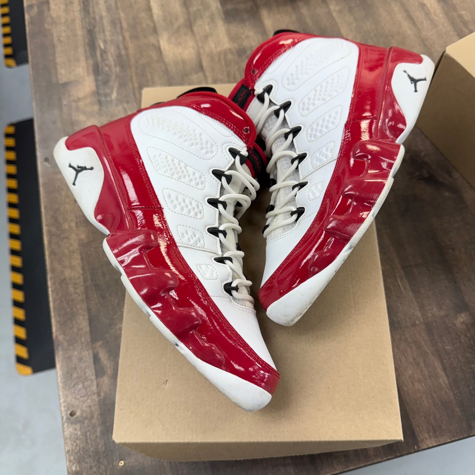 White Gym Red Jordan 9 (USED, No Box)
