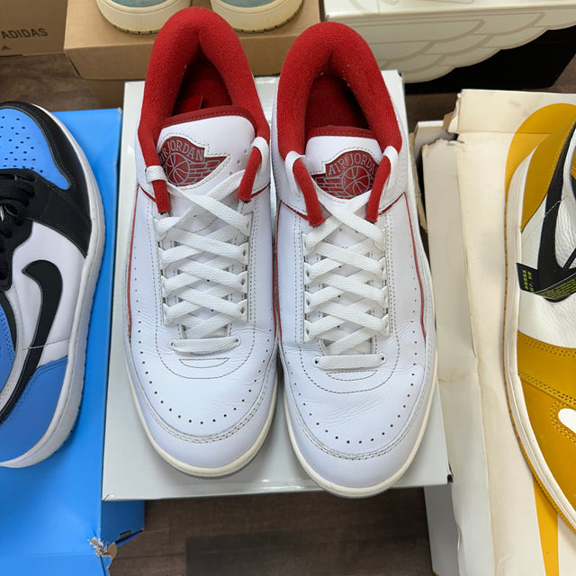 White Varsity Red Jordan 2/3 (USED)