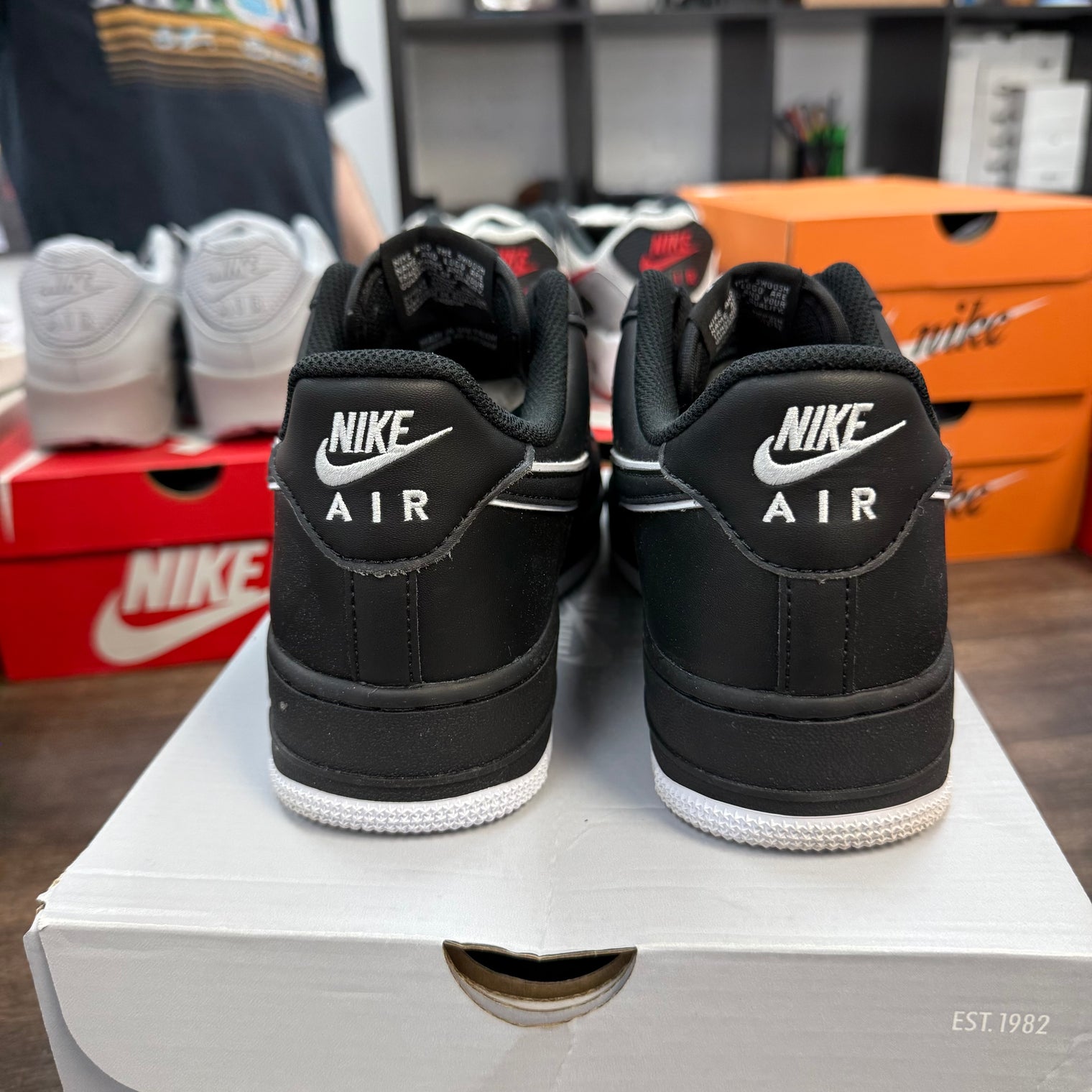 Black White Sole Air Force 1 07 (USED)
