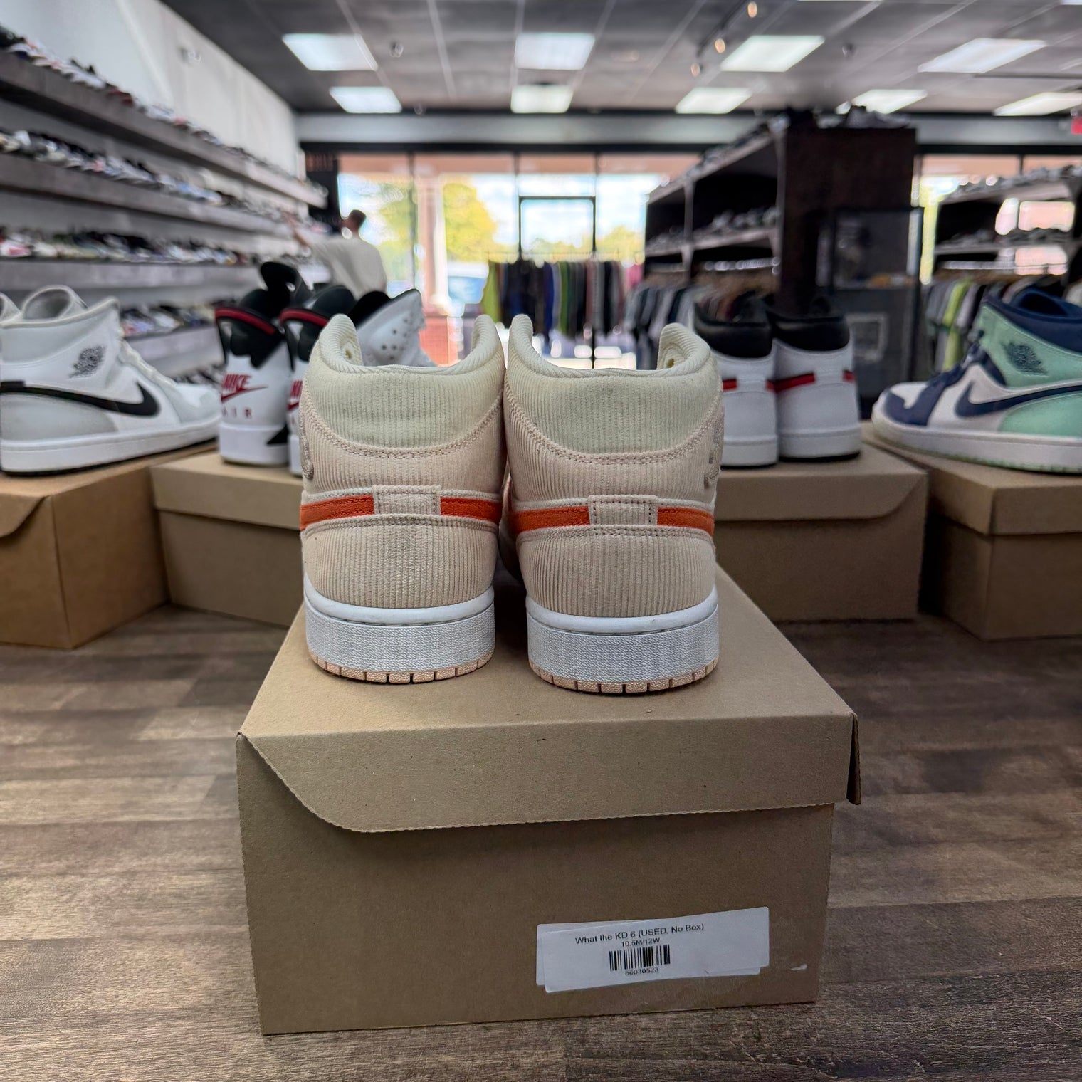 Corduroy Sail Jordan 1 Mid SE (W) (USED, No Box)