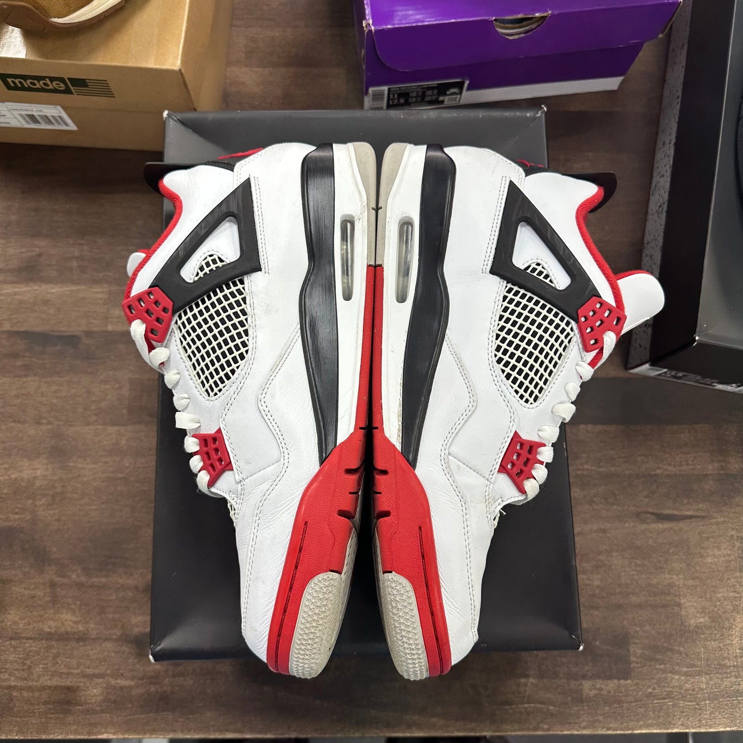 Fire Red Jordan 4 Retro (USED)