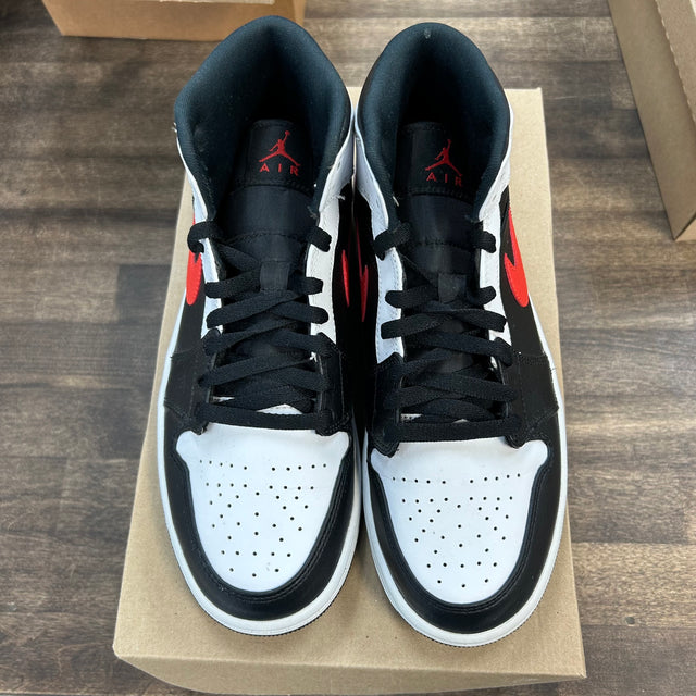 Black Chile Red White Jordan 1 Mid (USED, No Box)