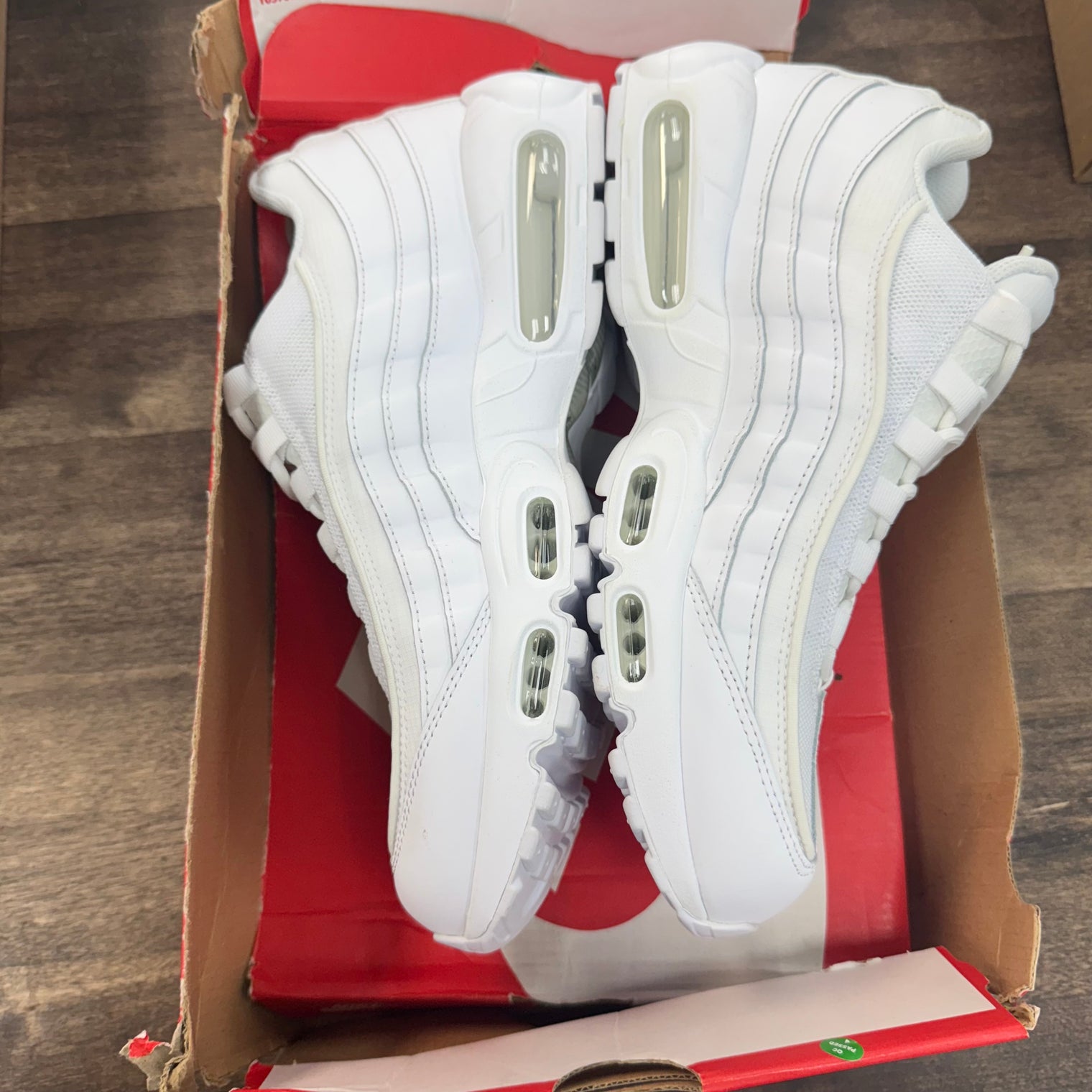 White Grey Fog Air Max 95 Essential (Lightly Worn,No Box)