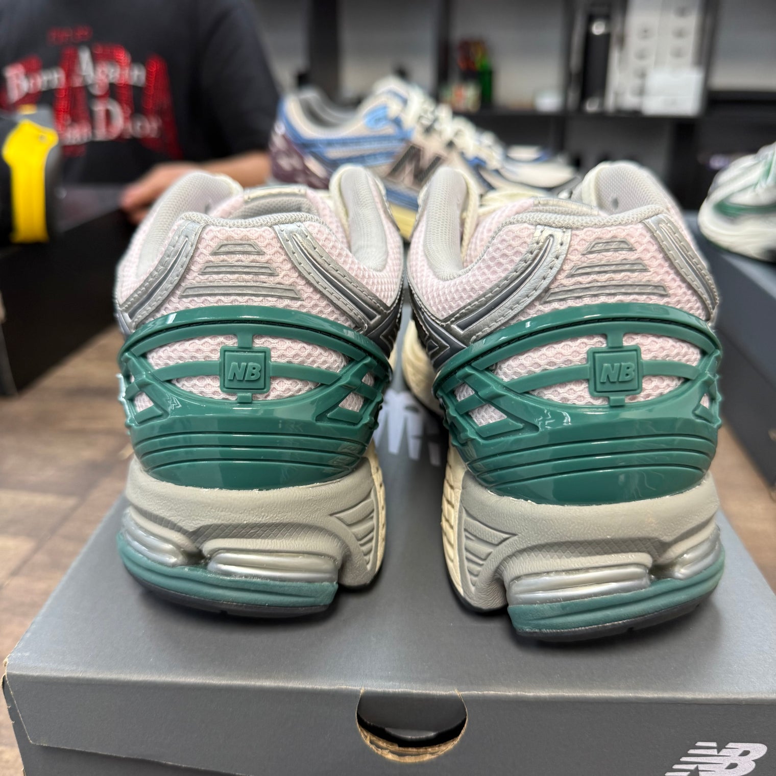 Granite Metallic Pink New Balance 1906R (USED)