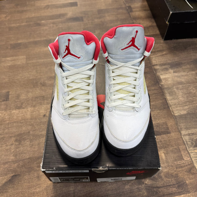 Fire Red Silver Tongue Jordan 5 Retro (2020) (USED)