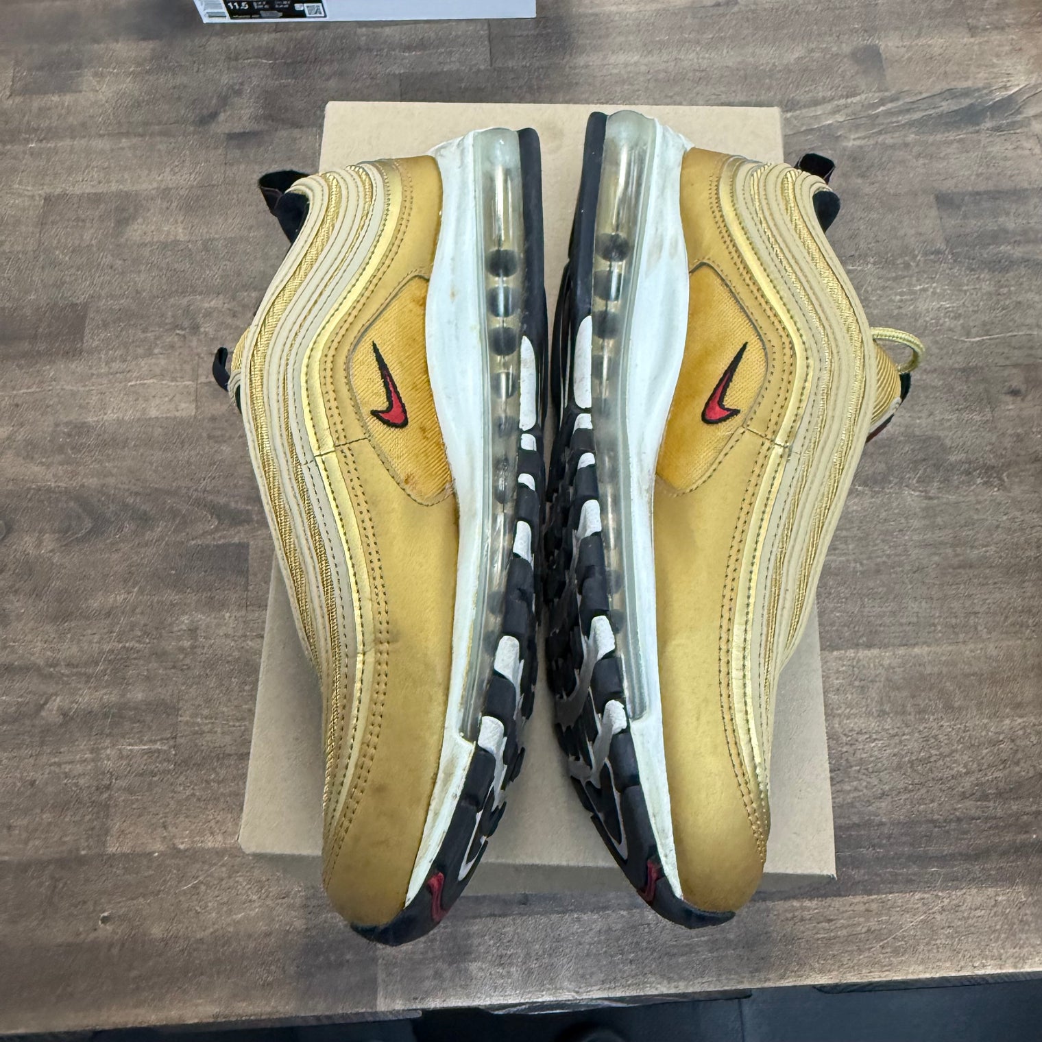 Golden Bullet Nike Air Max 97 (USED, No Insoles, No Box)