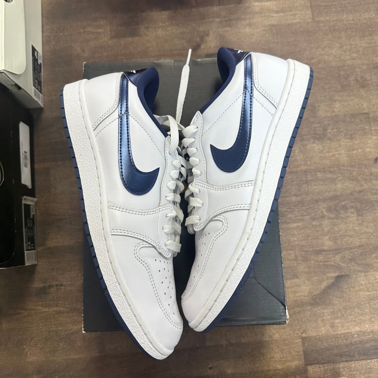 Metallic Blue Jordan 1 Low OG '85 (Used, Replacement Box)