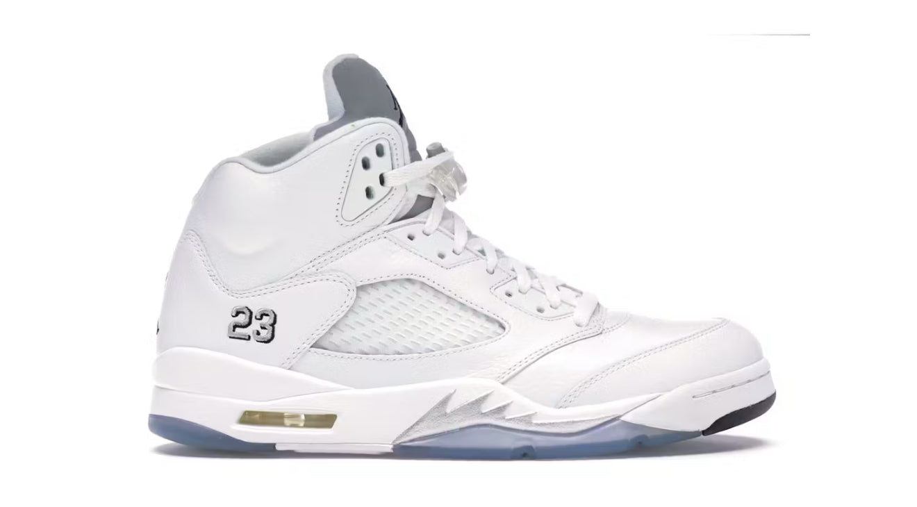 Metallic White Jordan 5 (2015) (No Box)