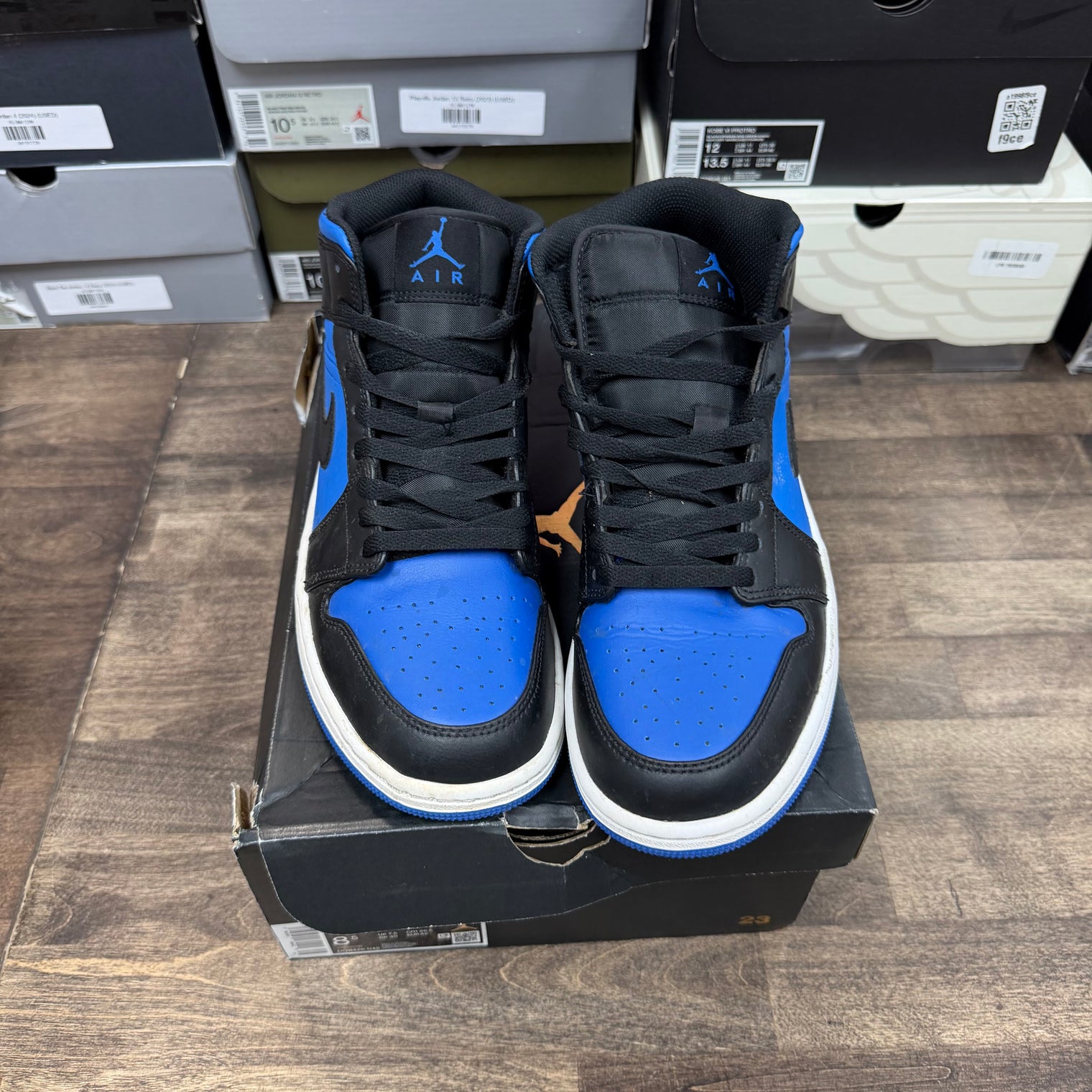 Black Royal Blue Jordan 1 Mid (USED)