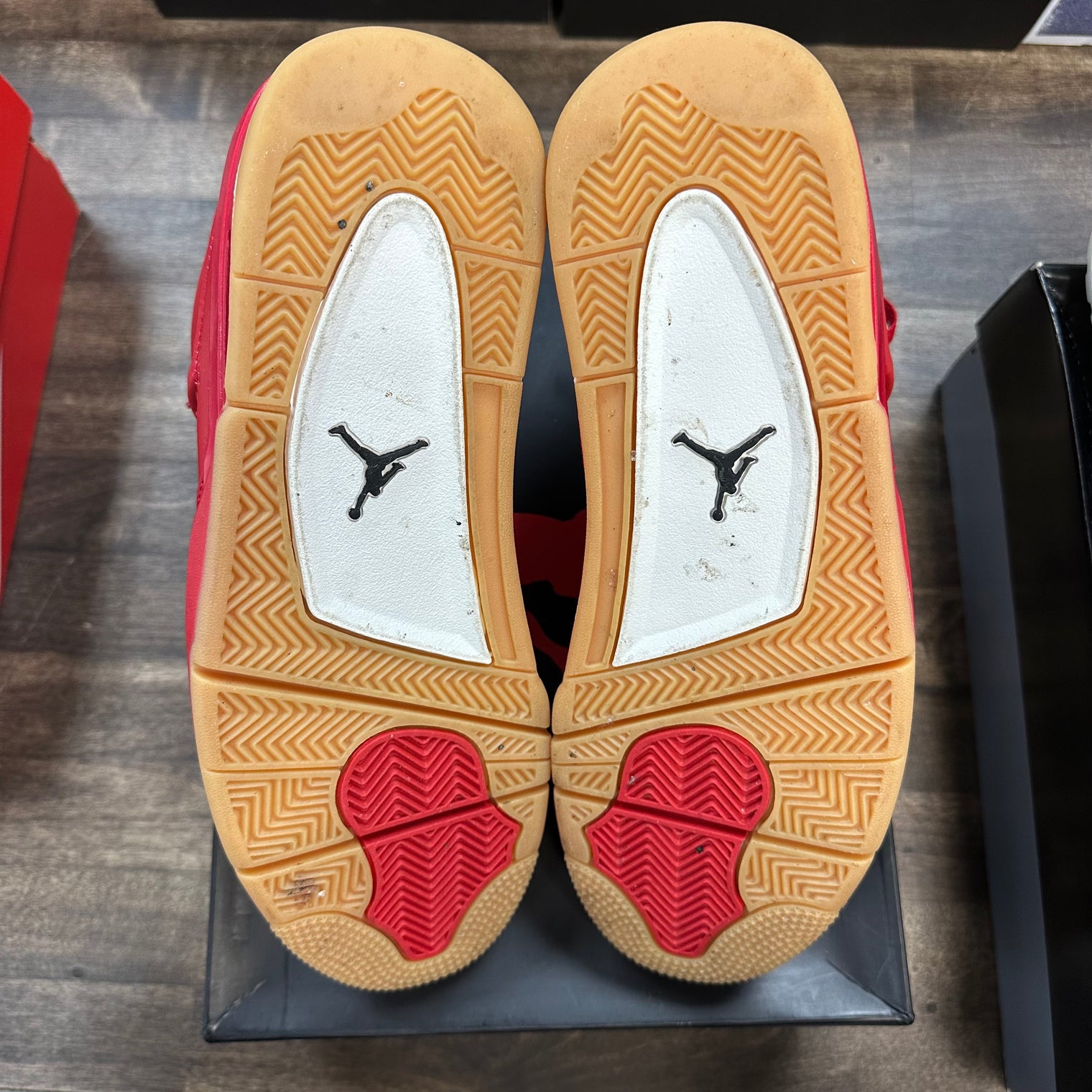 Fire Red Singles Day Jordan 4 Retro (2018) (Women's) (USED)