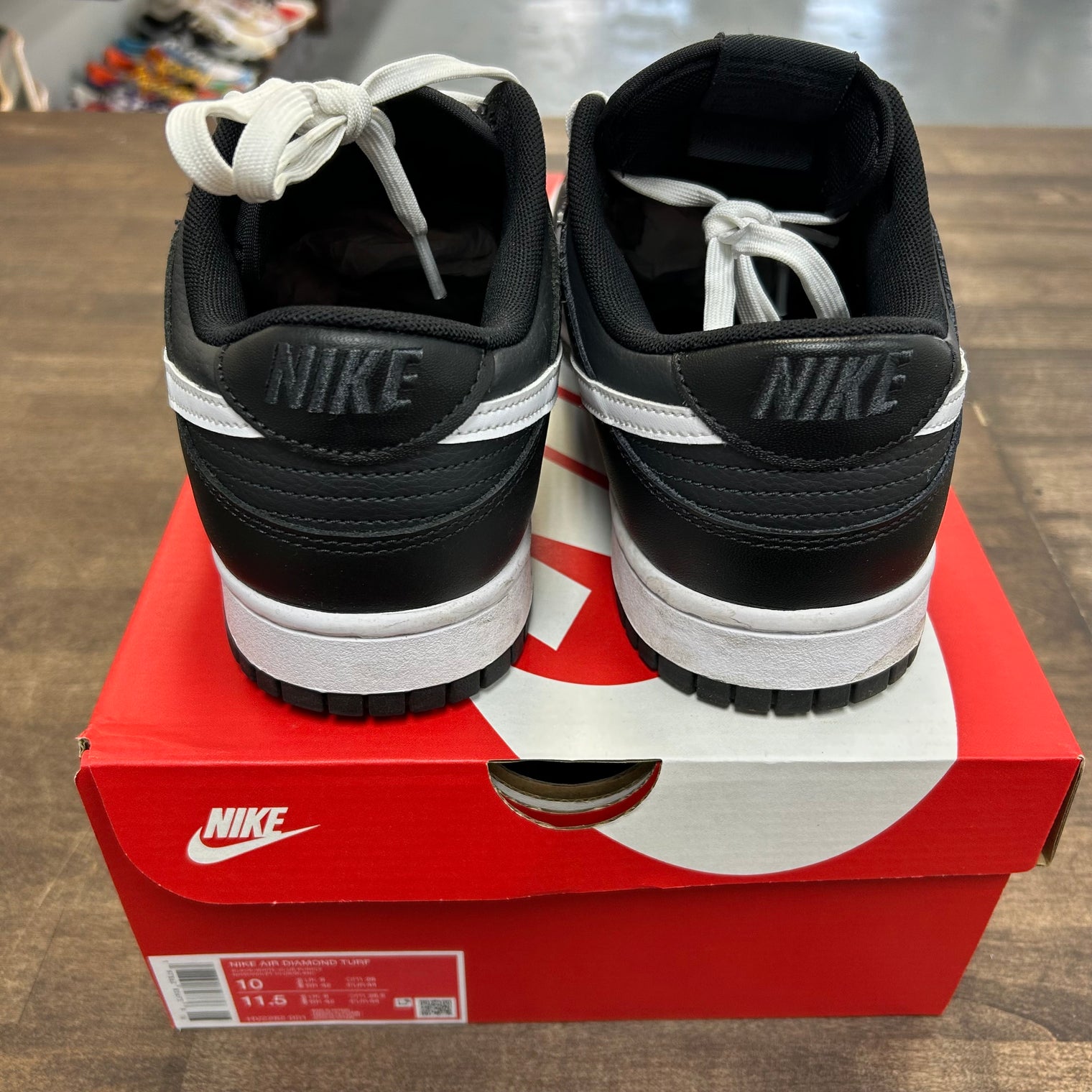 Anthracite Black White Dunk Low (Used, Replacement Box)