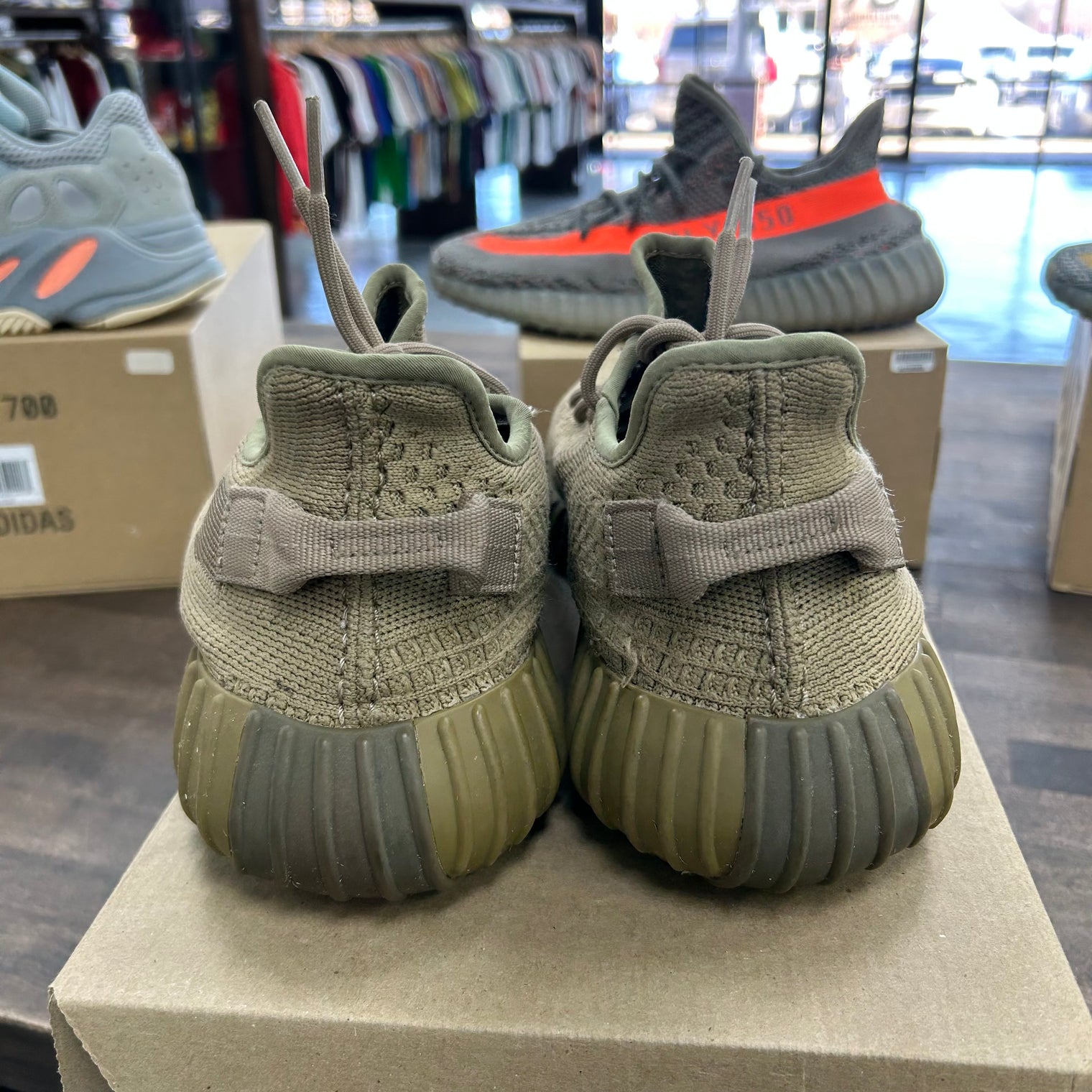 Earth adidas Yeezy 350 (USED, No Insoles, No Box)