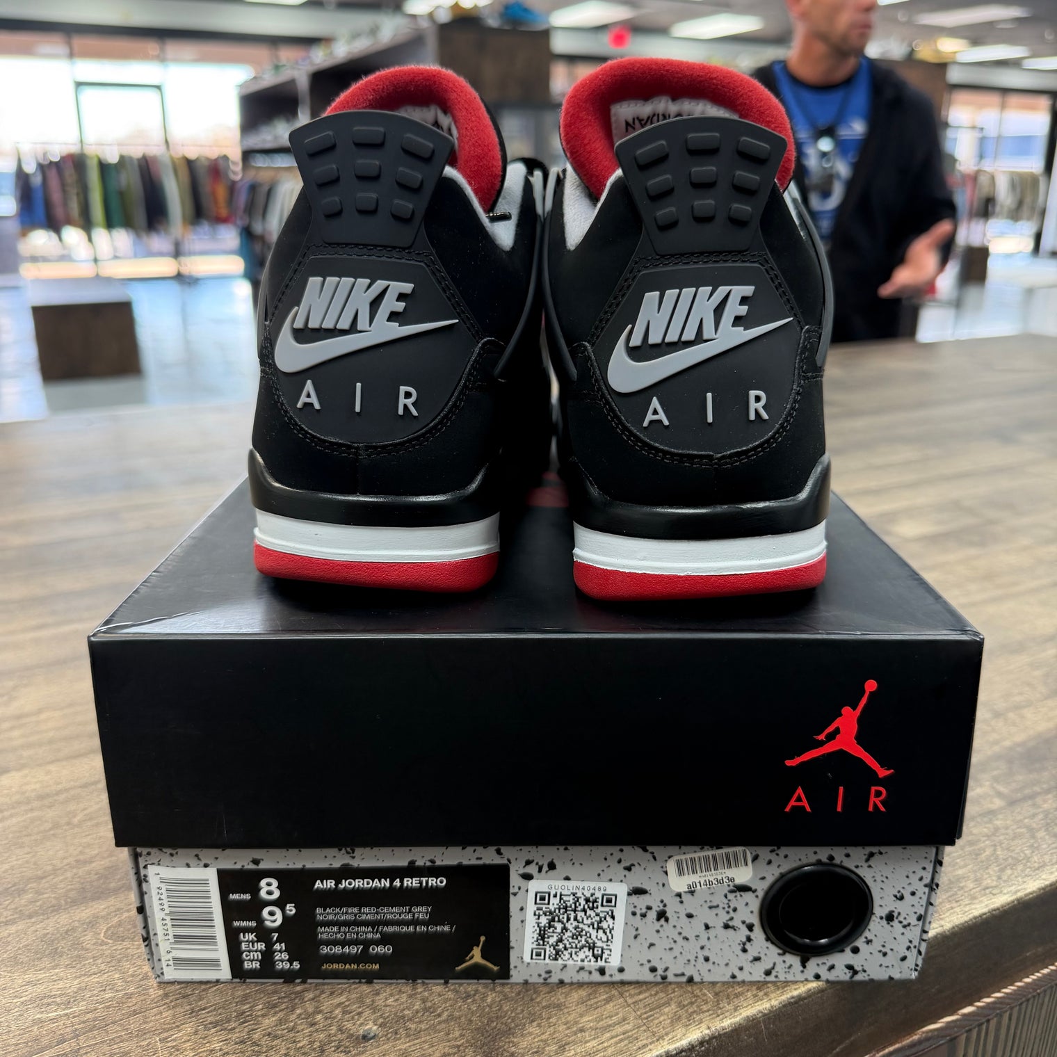 Jordan 4 Retro Bred (2019) (USED)