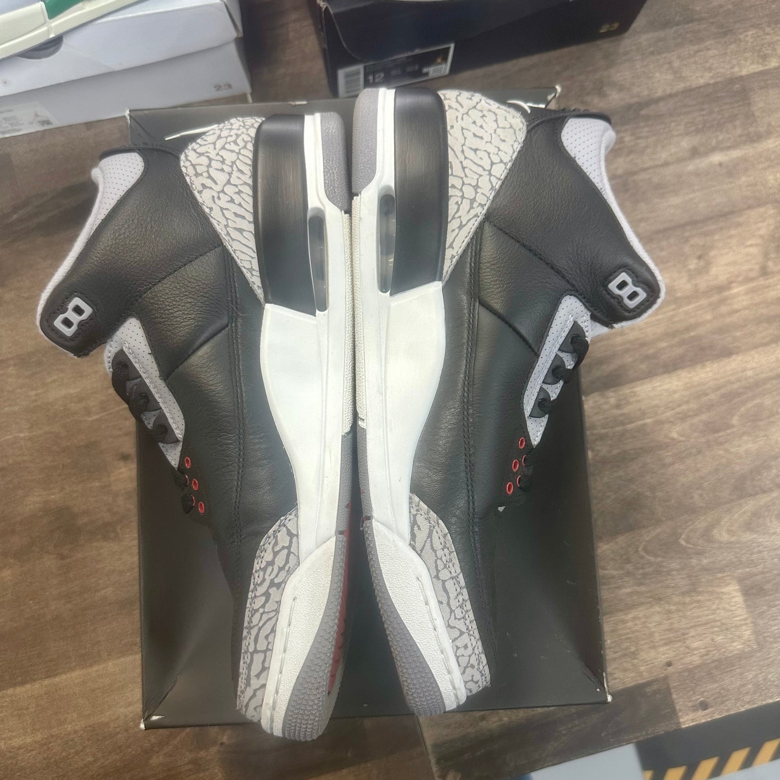 Black Cement Jordan 3 Retro (2024) (USED)