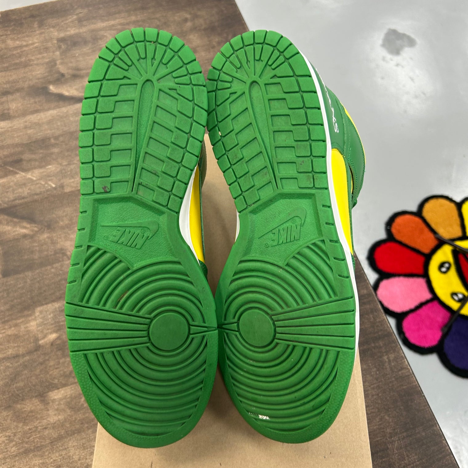 Supreme By Any Means Necessary Brazil Dunk High (USED, No box)