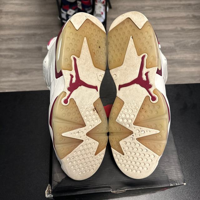Maroon Jordan 6 (USED)