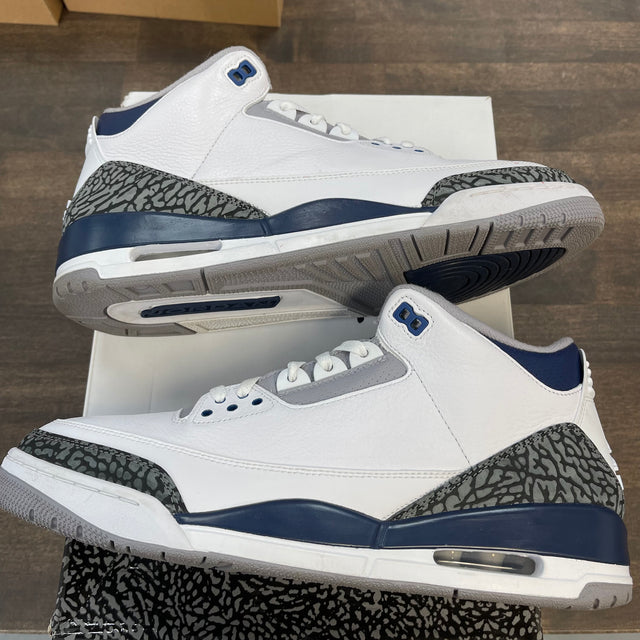 Midnight Navy Jordan 3 (USED)