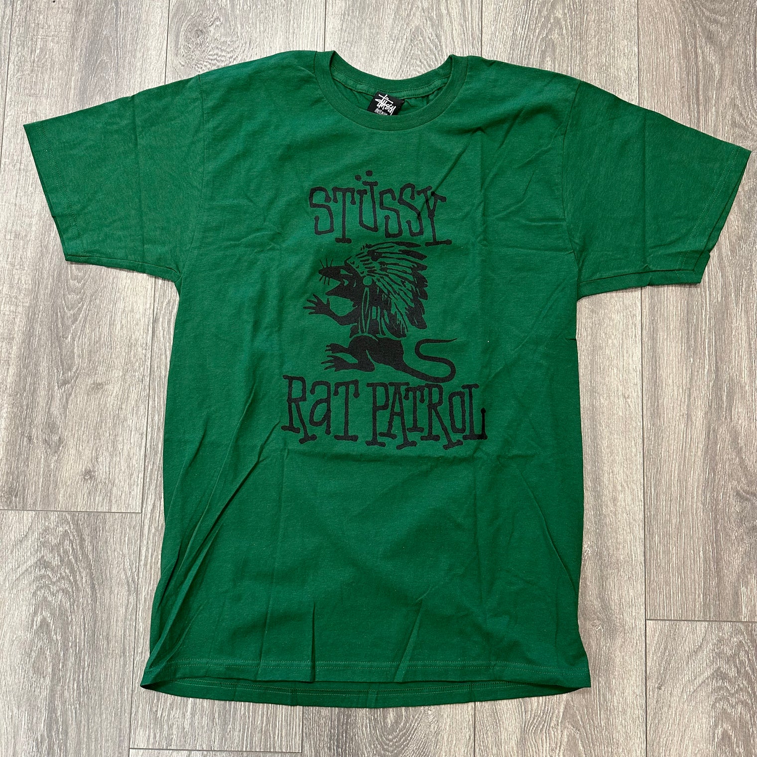 Stussy Rat Patrol Tee Green