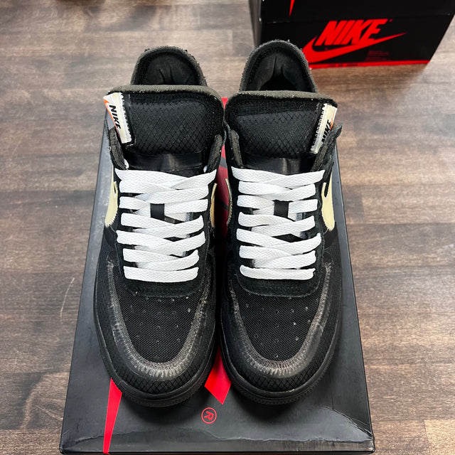 Off White Air Force 1 Black (USED, No Box)