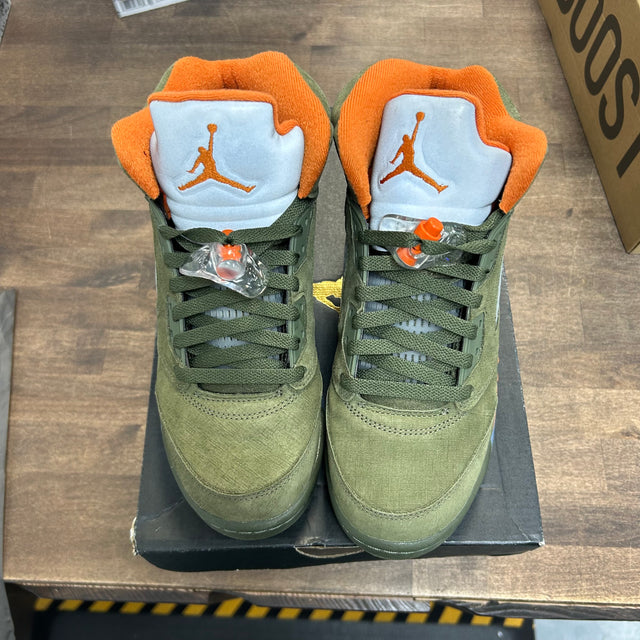 (GS) Olive Jordan 5 Retro (USED)