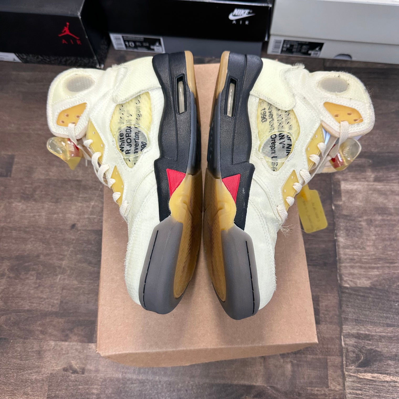 Off-White Sail Jordan 5 Retro (USED,No Box)