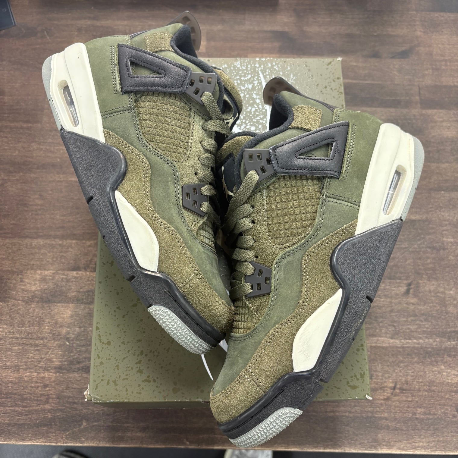 Craft Olive Jordan 4 (GS) (USED)