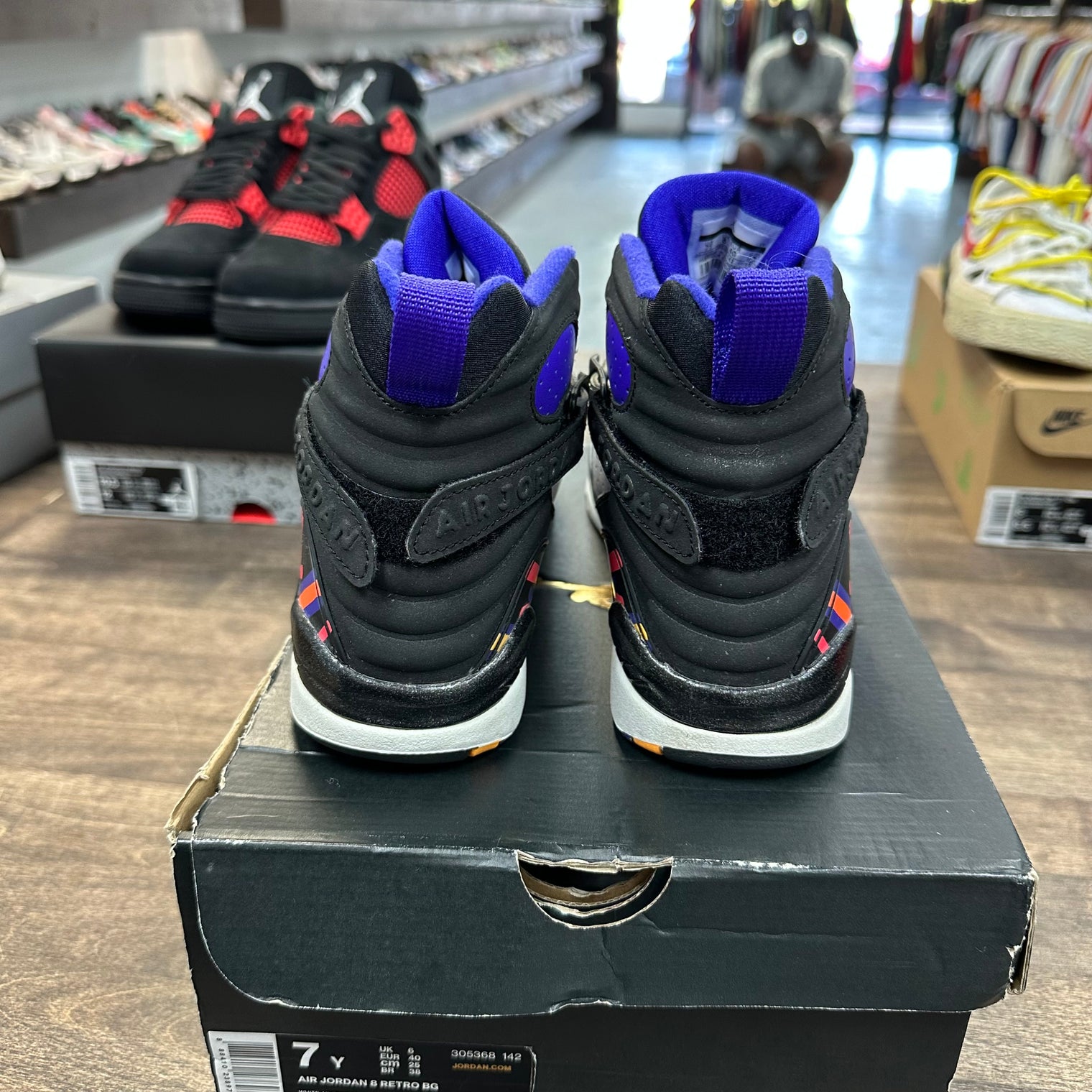 Threepeat Jordan 8 (GS) (USED)