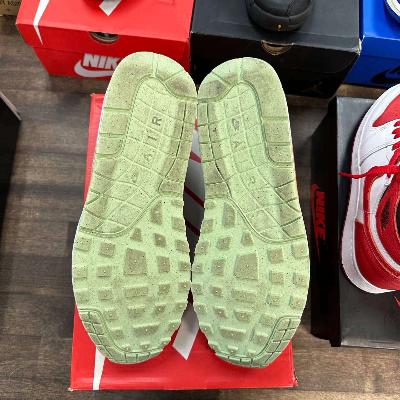 Nike Air Max 1 PRM Duck Honey Dew (USED, Replacement Box)