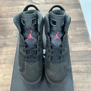 Jordan Black Infrared Jordan 6 Retro (2014) (GS) (USED) Size 7Y (Pre-Owned) - Image 2