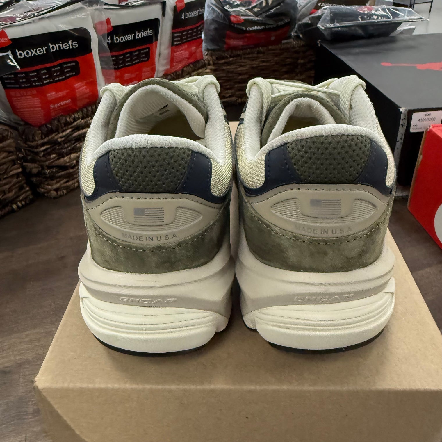 New Balance 990v6 MiUSA Dark Camo Incense (USED,No Box)