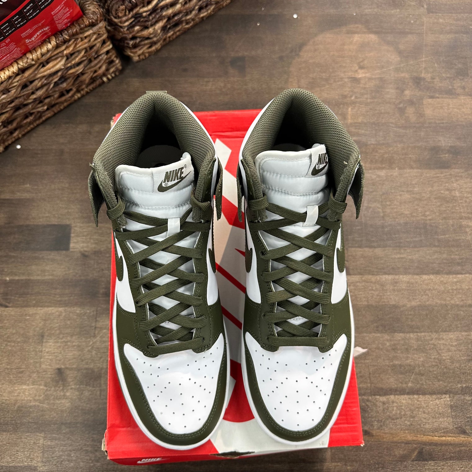 Khaki Dunk High (USED)
