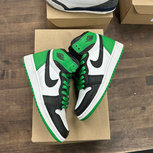 Jordan 1 Retro High OG Lucky Green (US 5Y) (USED, No Box) Size 5Y (Pre-Owned) - Image 1