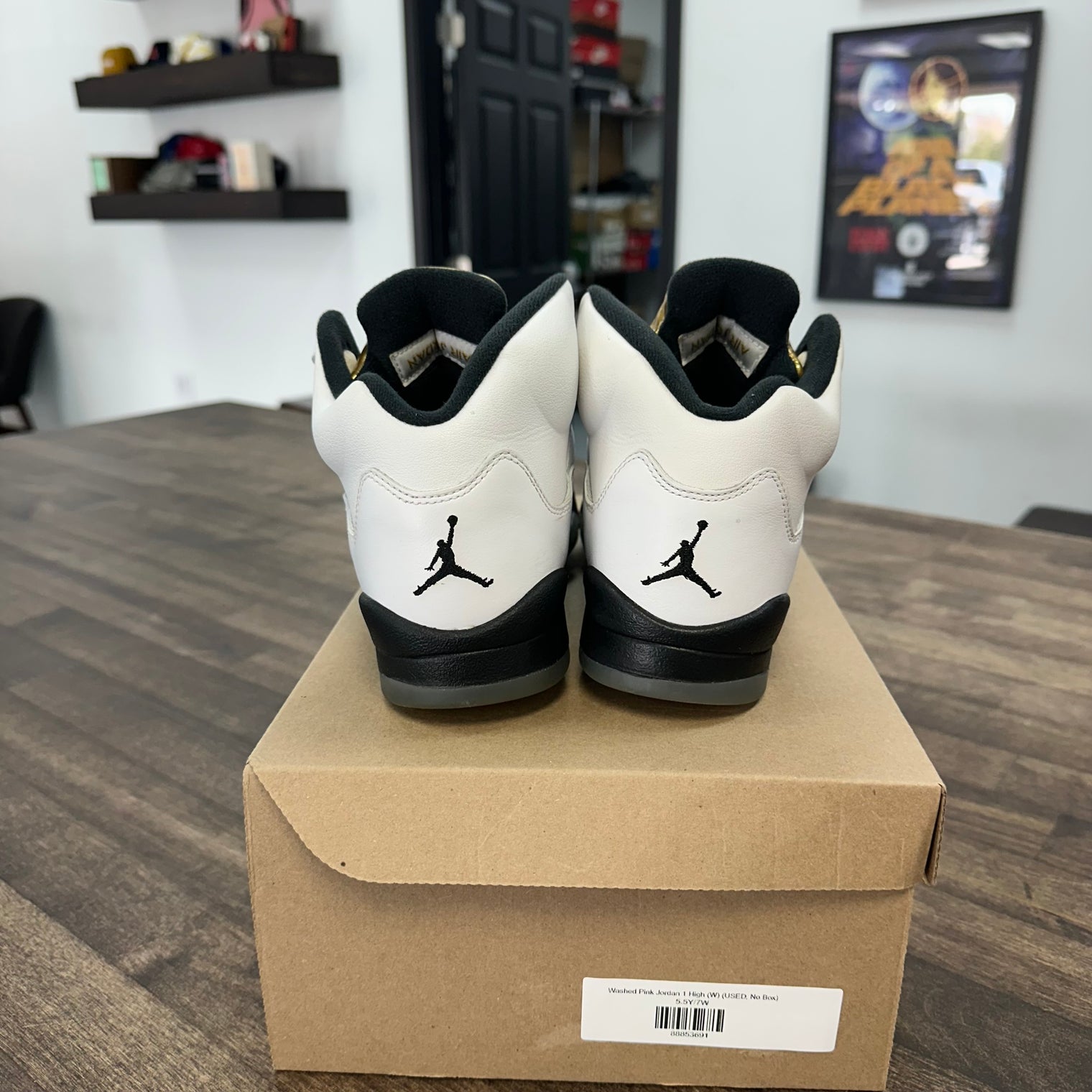 Gold Medal Olympic Jordan 5 (GS) (USED,No Box)