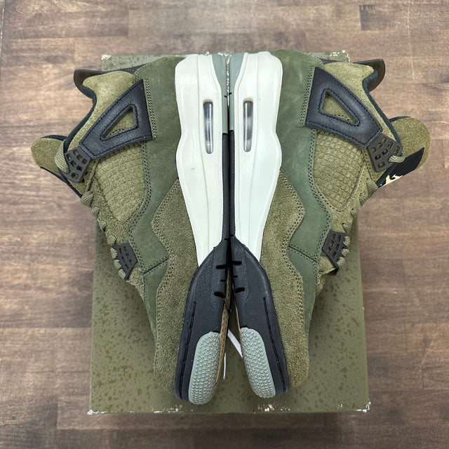 Craft Olive Jordan 4 Retro (USED)