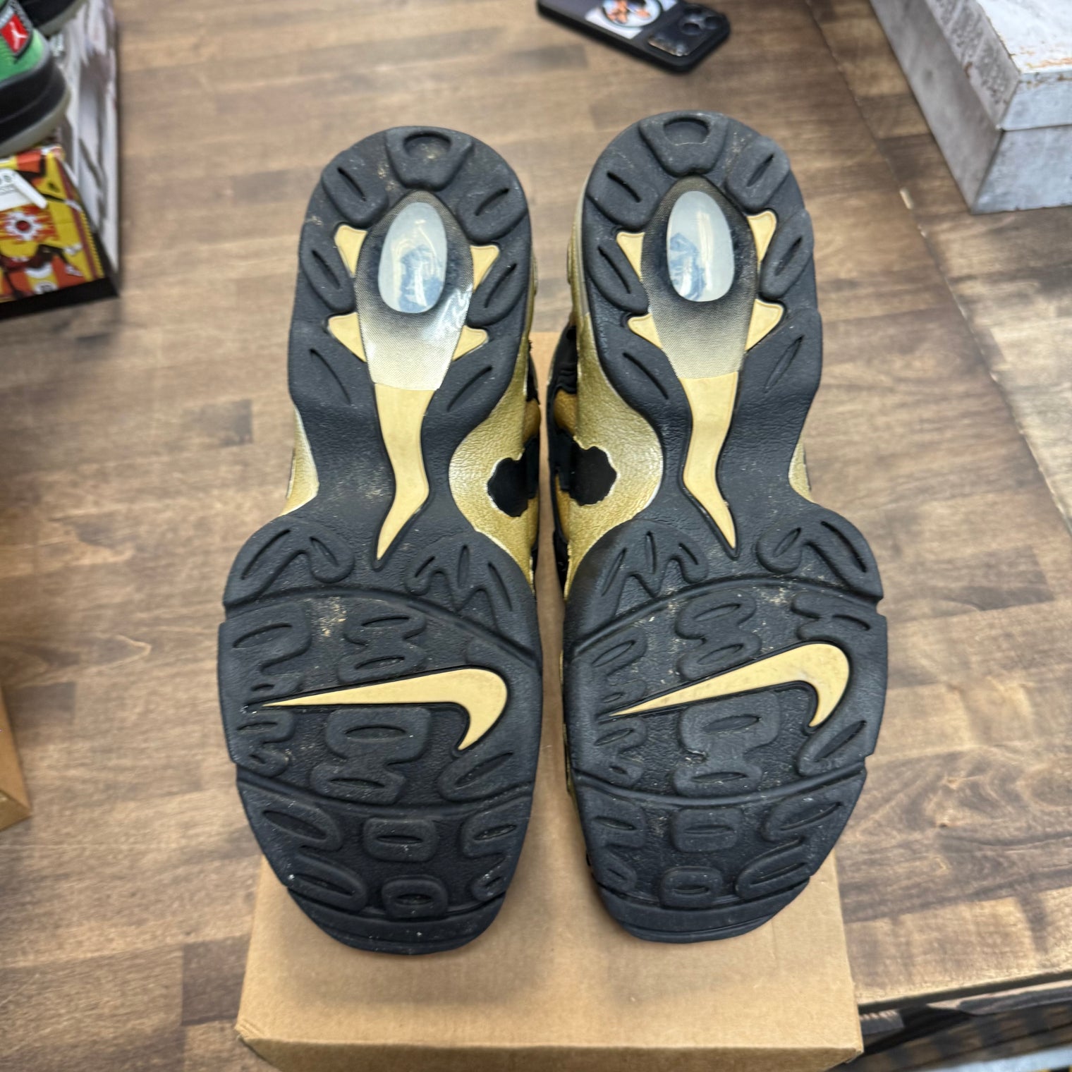 Black Vegas Gold Nike Air DT Max 96 (USED, No Box)