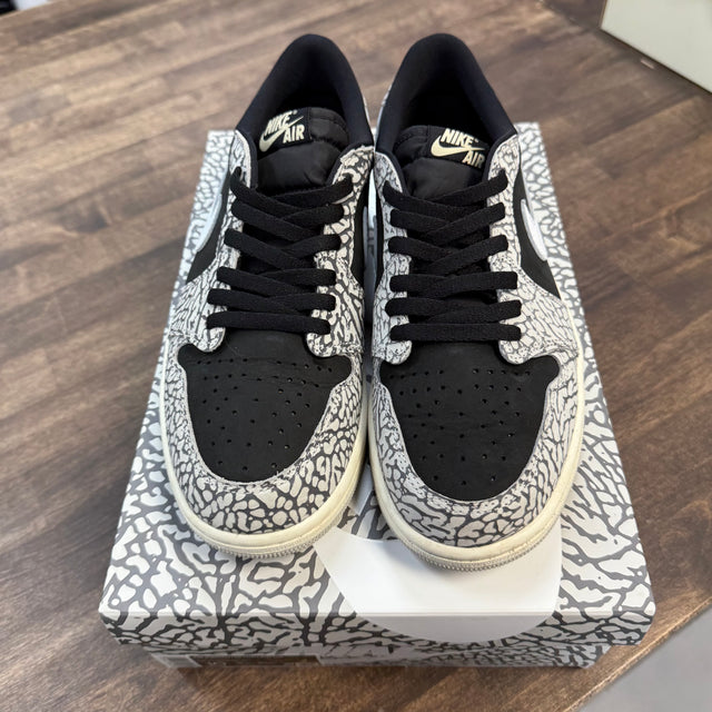 Black Cement Jordan 1 Low OG (USED)